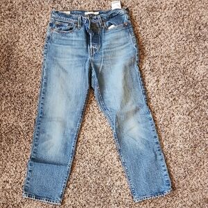 Levi's Light Blue Cropped Ankle Jeans